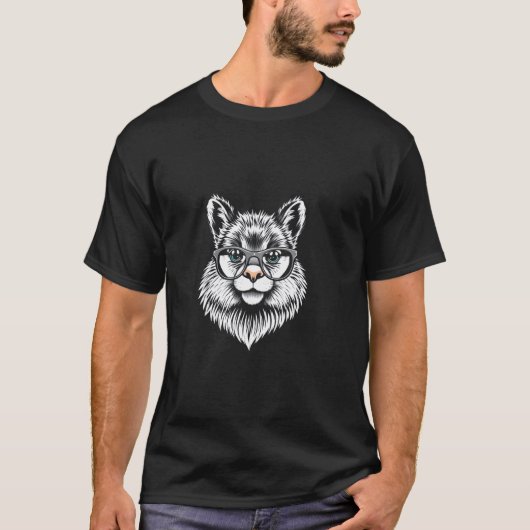 Launische Katze T-Shirt (Vorderseite)