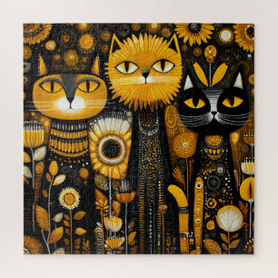 Launische Katzen Puzzle