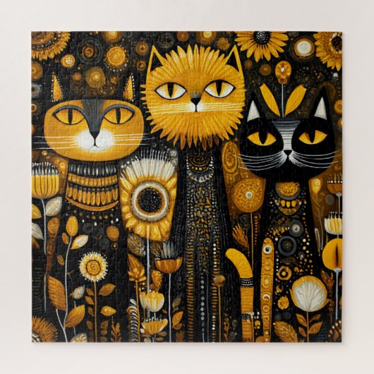 Launische Katzen Puzzle (Vertikal)