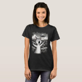 Launische Katzen-UFO T-Shirt (Vorne ganz)
