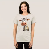 Launische Kuh Tri-Blend Shirt (Vorderseite voll)