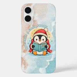 Launische Lesepinguin-Buchliebhaber-iPhone-Hülle iPhone 16 Hülle