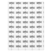 Launische Libellen-Gekritzel-Kunst Tischdecke (Vorderseite)