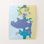 Launische Meerestiere 11x14 Puzzle (Vertikal)