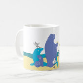 Launische Meerestiere Kaffeetasse (Vorderseite Links)