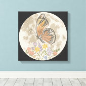 Launische Mondblume Leinwanddruck (Insitu (Holzboden))