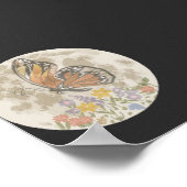 Launische Mondblume Poster (Ecke)