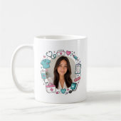 Launische Pfleger-Foto Kaffeetasse (Links)