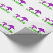 Launische Pilze Geschenkpapier (Ecke)