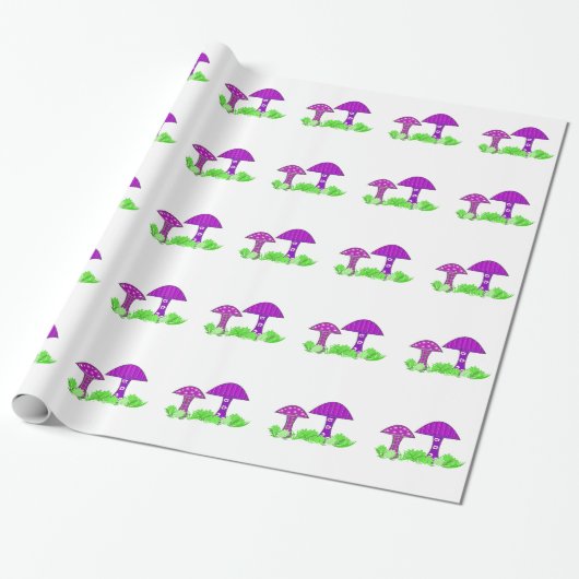 Launische Pilze Geschenkpapier (Ungerollt)