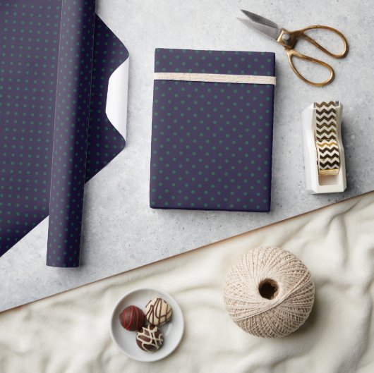 Launische Polka-Punkte (klein) Geschenkpapier (Kunsthandwerk)