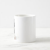 Launische schwarze Katze Kaffeetasse (Mittel)