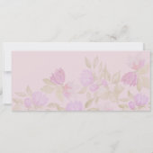 Launische Sommer-Wasserfarben-Blumen Handgemalt (Rückseite)