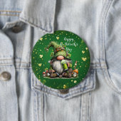 Launische St. Patrick's Day Gnom-Feier Button (Beispiel)