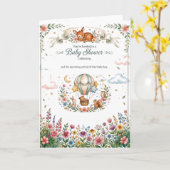 Launische Sternenwiesen-Illustration Karte (Gelbe Blume)