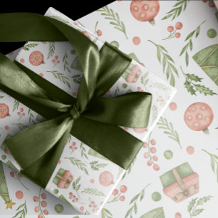 Launische süße Weihnachtsikone Geschenkpapier