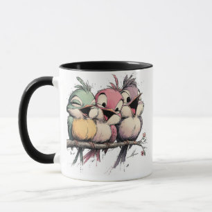 Launische Vögel Tasse