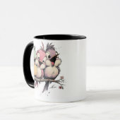 Launische Vögel Tasse (Vorderseite Links)