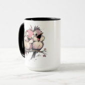 Launische Vögel Tasse (Vorderseite Links)