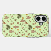 Launische Wald Freunde Wasserfarbenmuster Case-Mate iPhone Hülle (Rückseite (Horizontal))