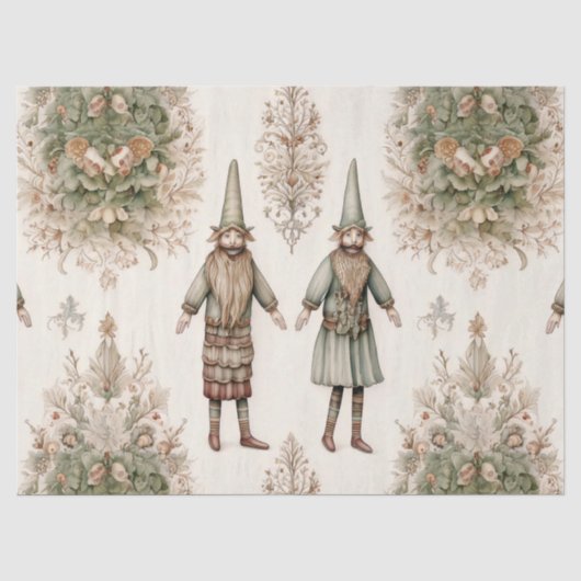 Launische Waldgnome & Botanik (1) Seidenpapier (Vorderseite)