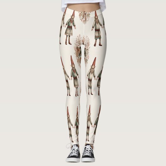 Launische Waldgnome & Botanik (2) Leggings (Vorderseite)
