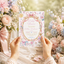 Launische Waldtiere Mädchen Baby Shower