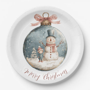 Launische Weihnachtsbaum-Schmuck-Papierteller Pappteller