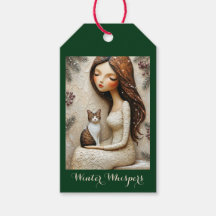 Launische Weihnachtskatze Wintermaid Kunst Geschen
