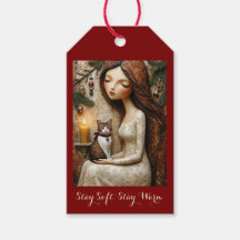 Launische Weihnachtskatze Wintermaid Kunst Geschen