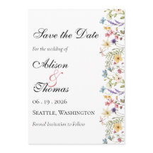 Launische Wiesenhochzeit - Save The Date