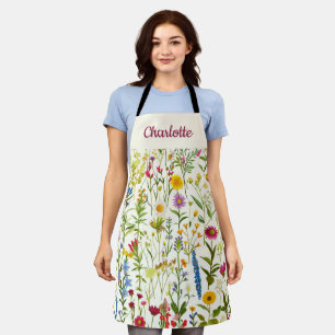 Launische Wildblume Elegant Schürze