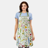 Launische Wildblume Elegant Schürze (Getragen)