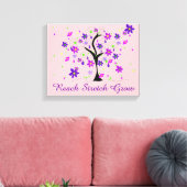 Launischer Baum mit Spruch Leinwanddruck (Insitu (Wohnzimmer))