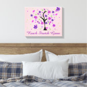 Launischer Baum mit Spruch Leinwanddruck (Insitu (Schlafzimmer))