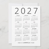 Launischer Engel 2027 Kalender Frohe Weihnachten (Rückseite)