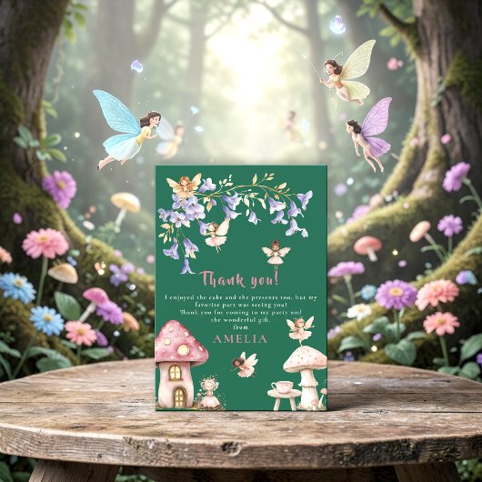 Launischer Feengarten Verzauberter Wald Danke schö