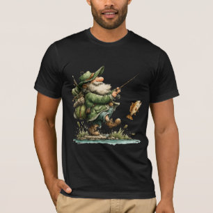 Launischer Fischer Fauler Tag Angeln T-Shirt
