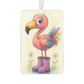 LAUNISCHER FLAMINGO AUTOLUFTERFRISCHER (Rückseite)