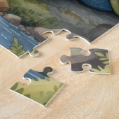Launischer Gnom-Igel-Puzzle Puzzle (Seite)