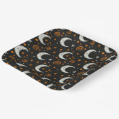 Launischer Halloween-Himmel-Mond Pappteller (Gewinkelt)