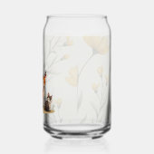 Launischer Hirsch & Igel bedrucktes Glas (Links)