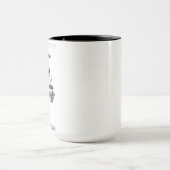 Launischer Hund Tasse (Zentrum)
