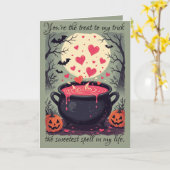 Launischer Liebeskessel Karte (Gelbe Blume)