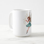 Launischer Magischer Feen-Aufkleber Kaffeetasse (Vorderseite Links)