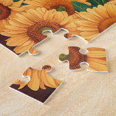 Launischer Sonnenblumenhahn Puzzle (Seite)