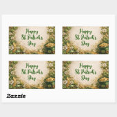 Launischer St. Patrick's Day  Rechteckiger Aufkleber (Blatt)