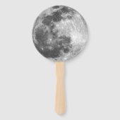 Launischer Vollmond Fächer (Rückseite)