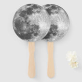 Launischer Vollmond Fächer (Vorne und Hinten)