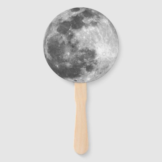 Launischer Vollmond Fächer (Vorderseite)